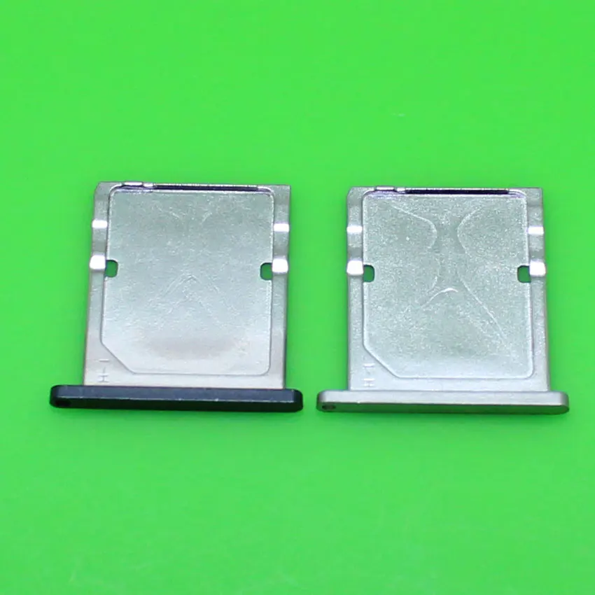 ChengHaoRan 2 Models replacement sim card holder socket slot tray connector for Xiaomi 4 MI are black and white. |