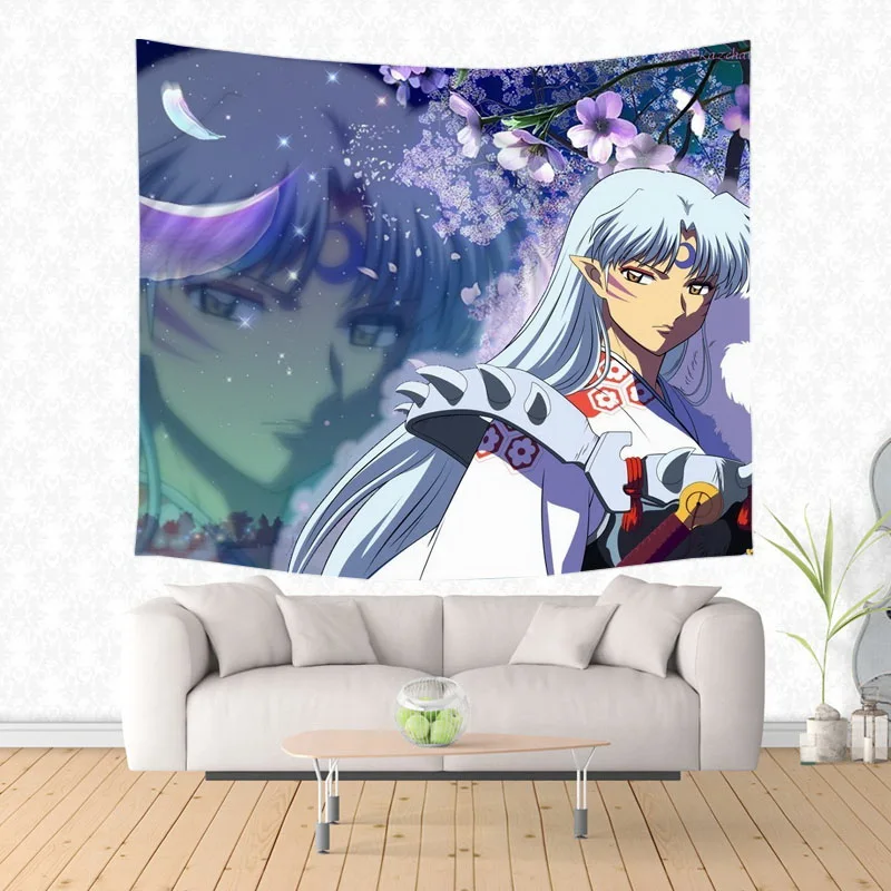 Гобелен Inuyasha в стиле хиппи домашние декоративные настенные гобелены пляжный
