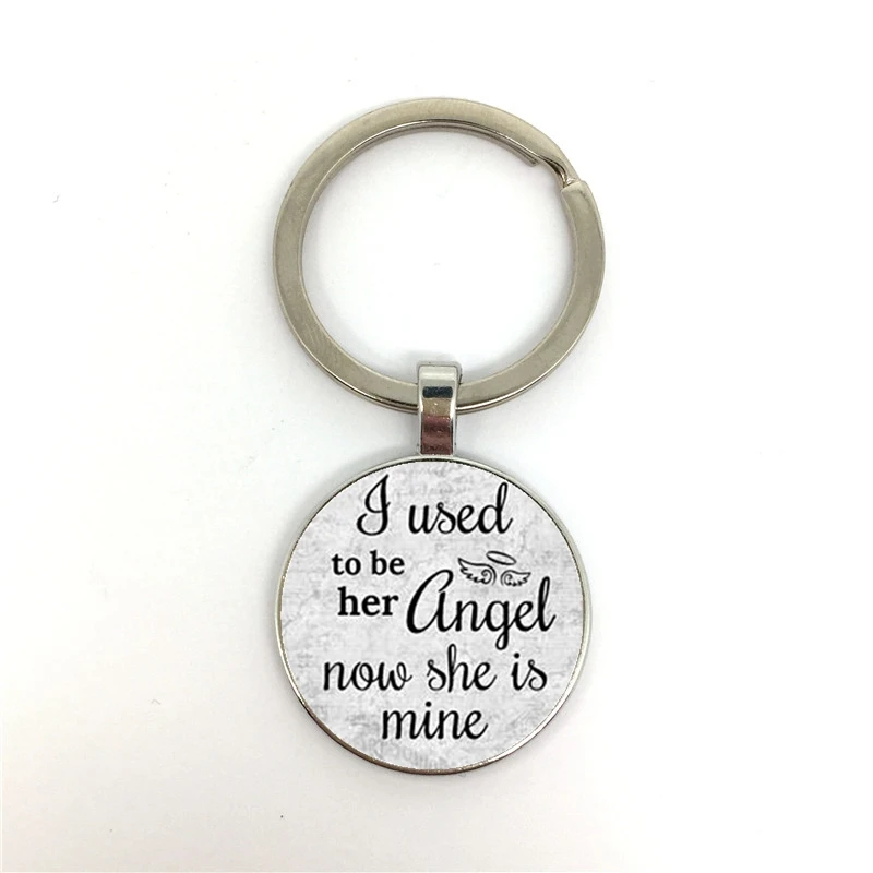 2019 Новый Мемориальный Шарм брелок в памяти я был ее ангелом. Теперь она моя