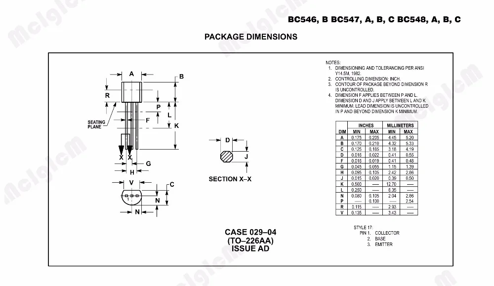 Транзистор для триодов MCIGICM BC547 + BC557 25 шт.|triode transistor|pnp transistortransistor to-92 |