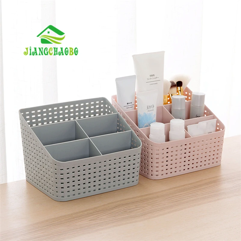 JiangChaoBo плетеная коробка из искусственного ротанга для хранения косметики