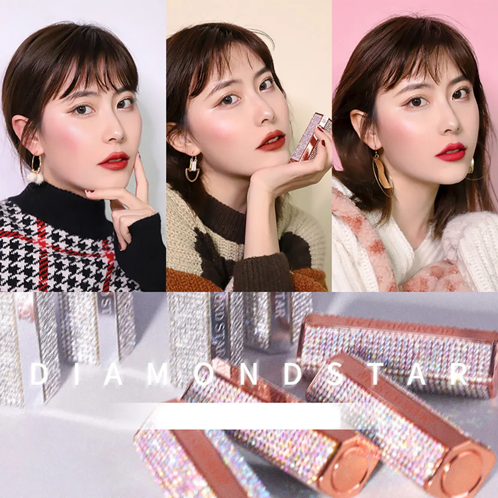 Водостойкая губная помада матовый цвет тыквы Eat Earth богатый Витамин Е увлажняющая