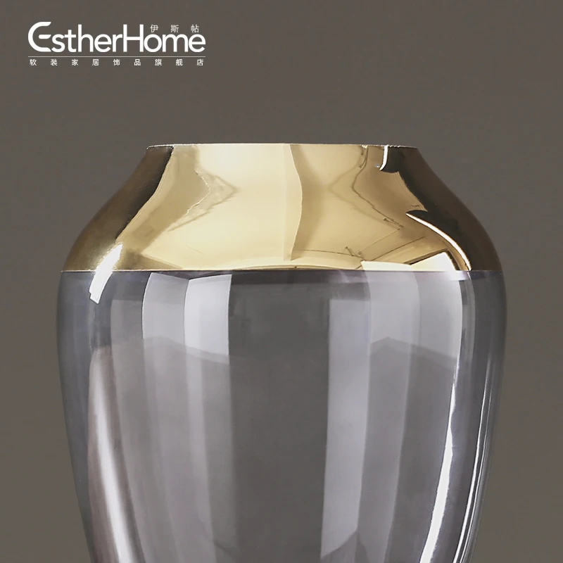 Современная креативная художественная стеклянная ваза для цветов домашний