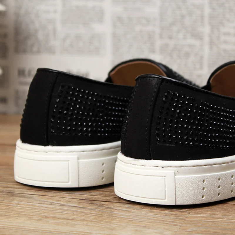 Новинка 2017 года из натуральной кожи Туфли без каблуков лодка Для мужчин Лоферы