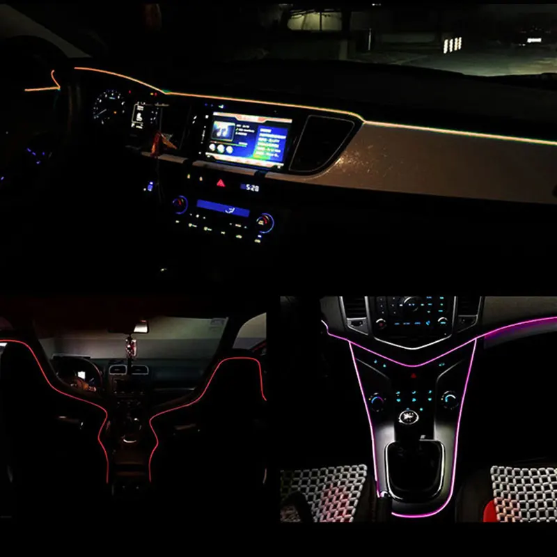 Холодный линейный светодиодный светильник для автомобиля 3 м/Эль kia rio 4 5 ceed sportage k3