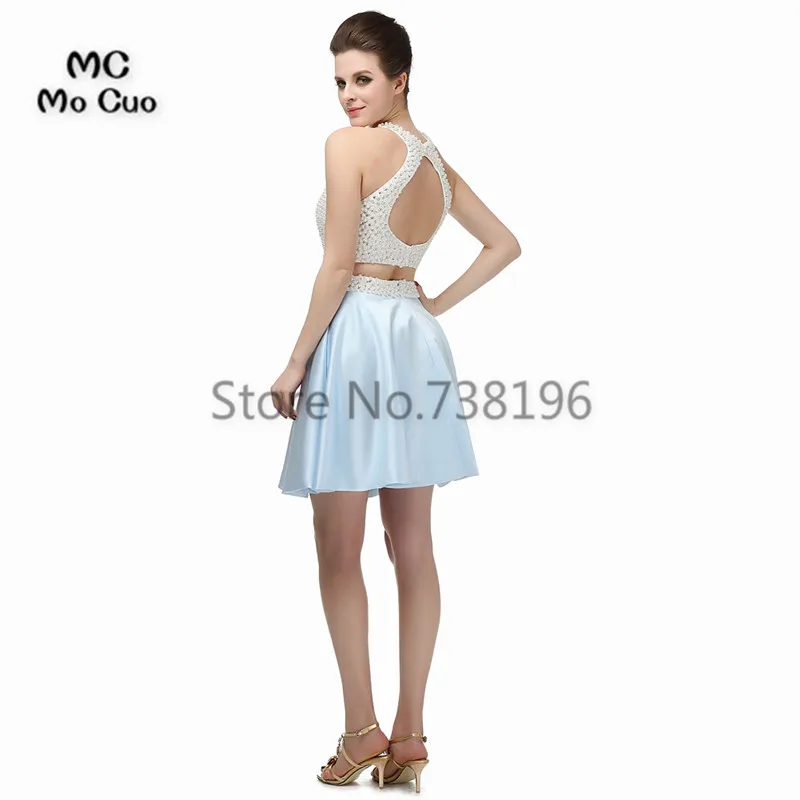 Платье из двух частей 2017 новое платье на бретельках для выпускного вечера