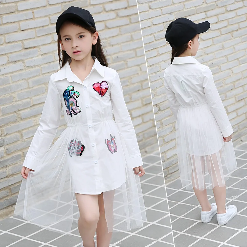 2017 летнее платье-блузка свободная сетчатая рубашка платья для