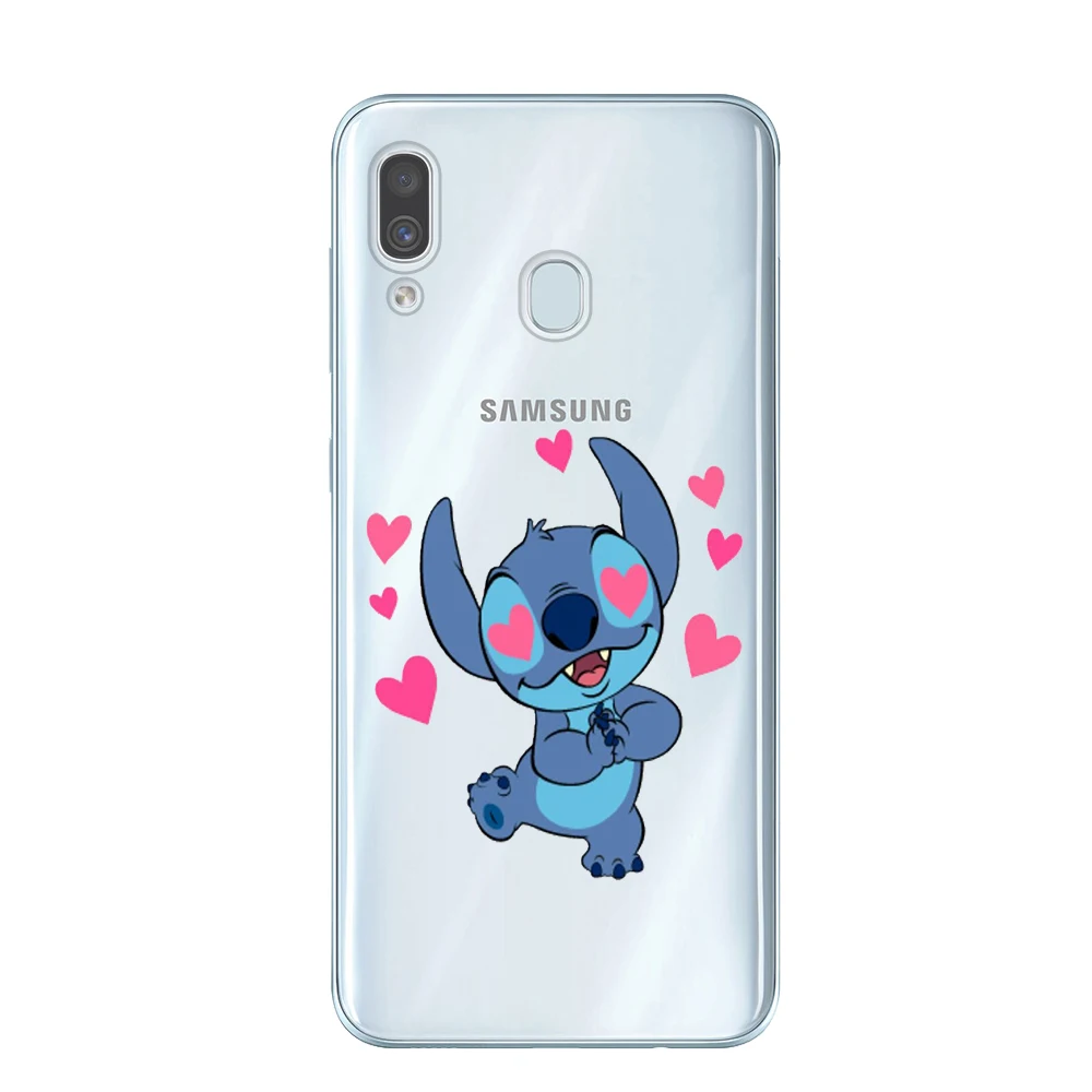 Чехол из мягкого ТПУ для samsung Galaxy A6 A8 плюс A7 A9 Крышка для samsung A10 A20 A30 A40 A50 A60 A70 A80 милые Прошитые Футляр для телефона