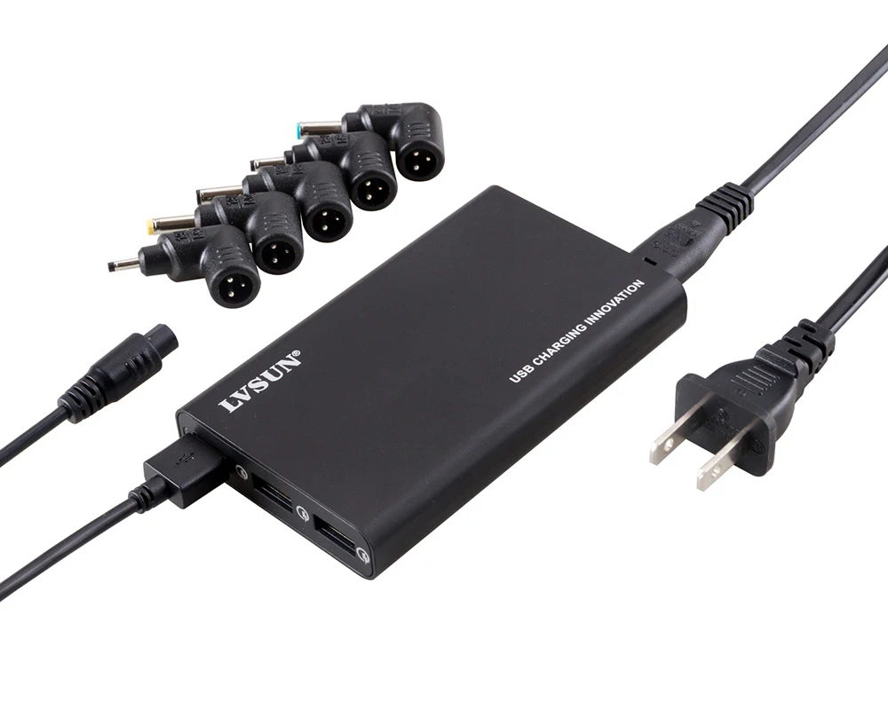 40 Вт 5в 20в 3А 3 USB QC3.0 Универсальное зарядное устройство для ноутбука тонкое быстрое