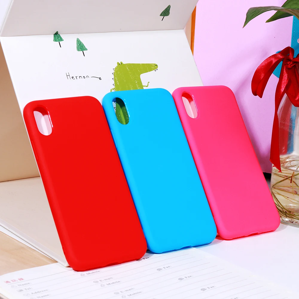 ТПУ силиконовый чехол для задней крышки телефона iPhone 11 Pro Max мягкий ярких цветов