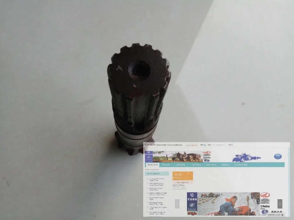 Fiyat Shandong Taishan Model TS254, Set Spiral Konik Dişli Dişli Mili ön Aks, Parça Numarası: 25.37.101-1