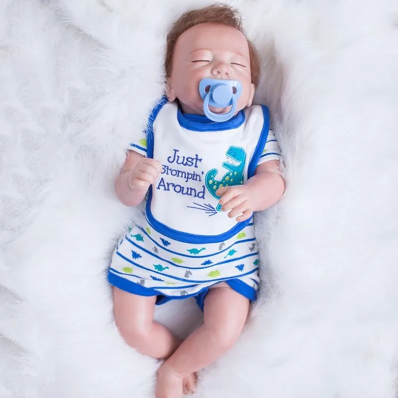 Мягкие силиконовые куклы Новорожденные 50 см Реалистичная 20 дюймов виниловая