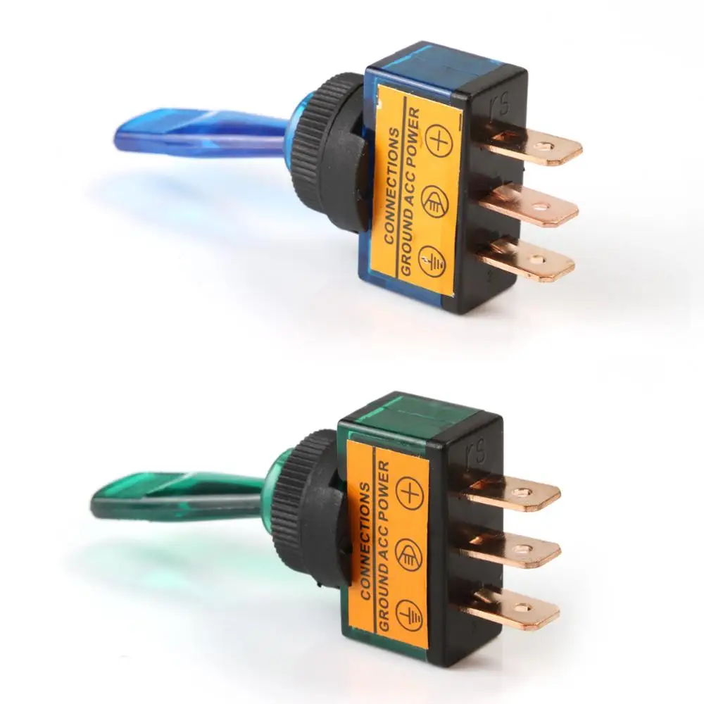 ASW-13D переключатель 12VDC 20A 3-контактный 3A 250V/AC ON-SPDT ВКЛ-ВЫКЛ-на переключающий DPDT мини