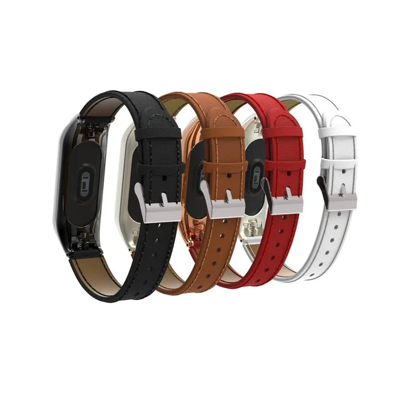 Бесплатная доставка сменный аксессуар для смарт часов тонкий кожаный ремешок на