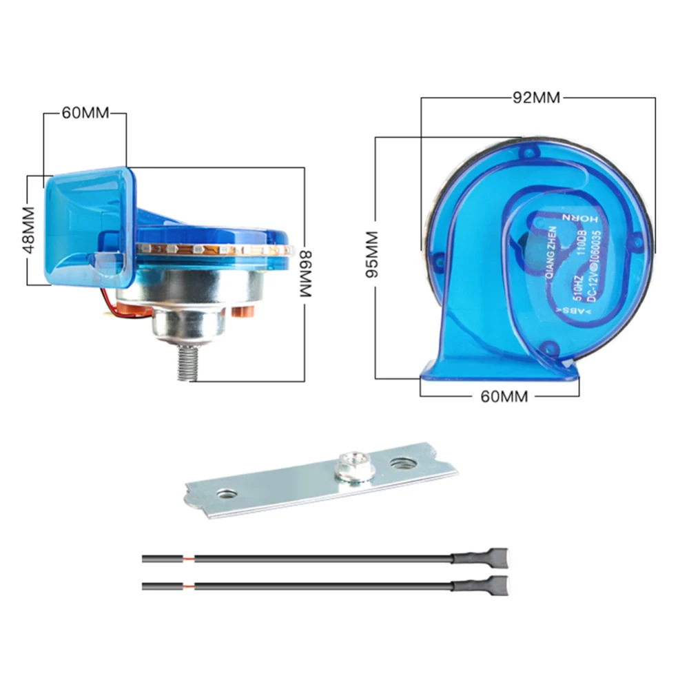 Универсальная водонепроницаемая сирена 12 В для автомобиля улитки воздуха