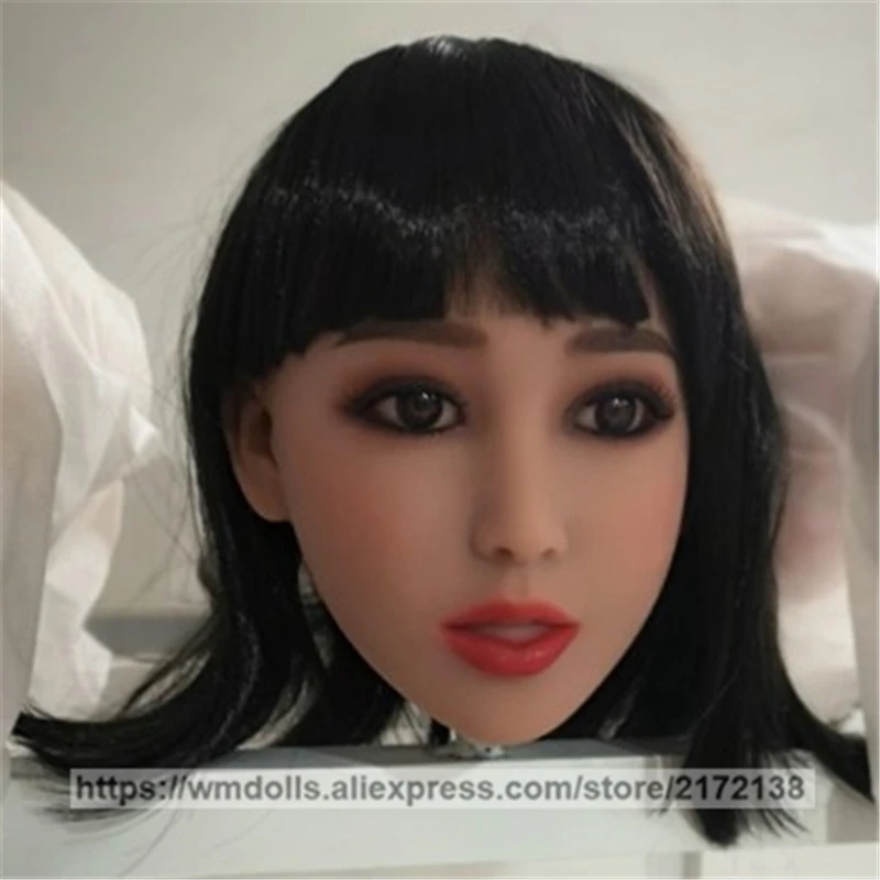 WMDOLL 53 # силиконовые секс куклы с головой для реалистичной из ТПЭ орального