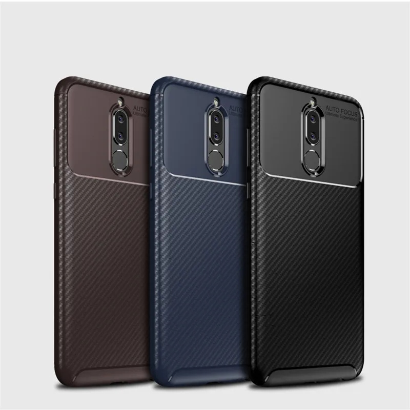 Akbktii Капа на huawei P30 чехол Коврики 20 Lite Pro крышка для P Smart 2019 углеродного волокна