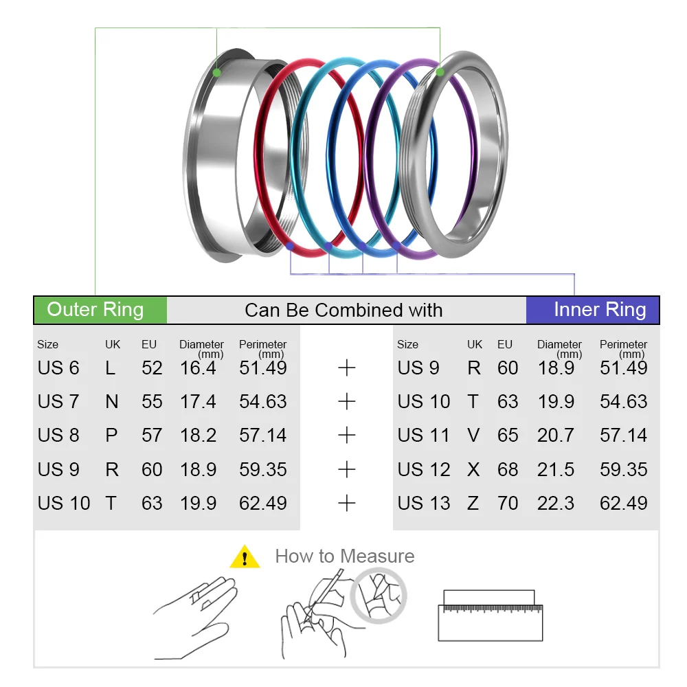 Floya радужные кольца для женщин минималистичное многоцветное обручальное кольцо
