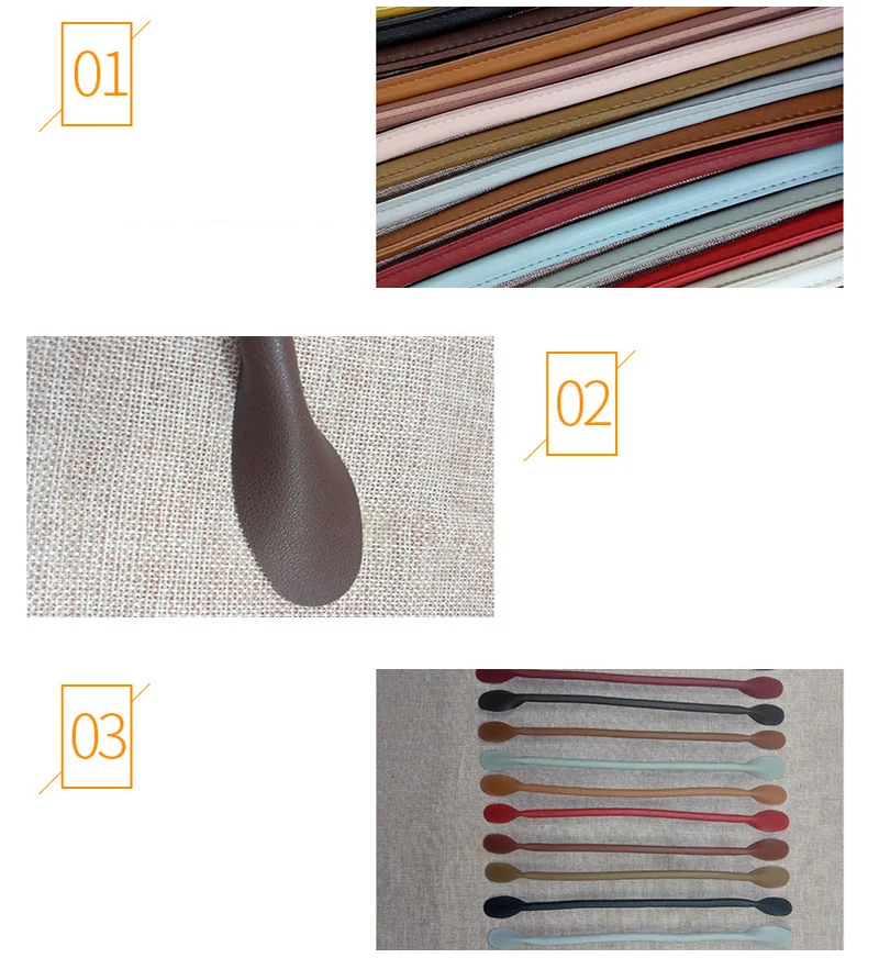 Meetee, 3 пары в упаковке 32/42/52/62 см; сумке из искусственной кожи; с ремешком ручки Изделия из кожи плечевой ремень с пряжкой DIY аксессуары для замены Сумки из натуральной кожи ремешок