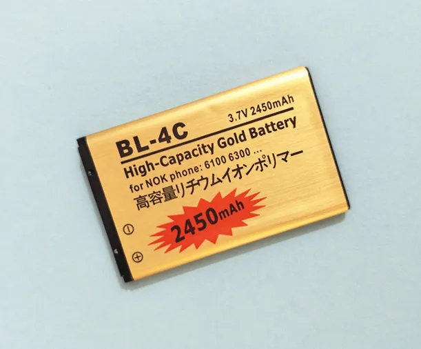 AZK Gold BL-4C battery for Nokia 6100 6300 6260 6125 6136S 6170 6301 7705 7200 7270 8208 1506 1508 1661 BL4C Phone Battery | Мобильные