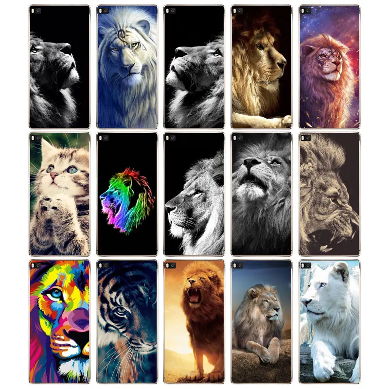 DREAMFOX N180 Powerful Lion Soft TPU Silicone Cover For Huawei P8 P9 P10 Lite Plus 2017 Honor 8 9 Pro 6X Case |