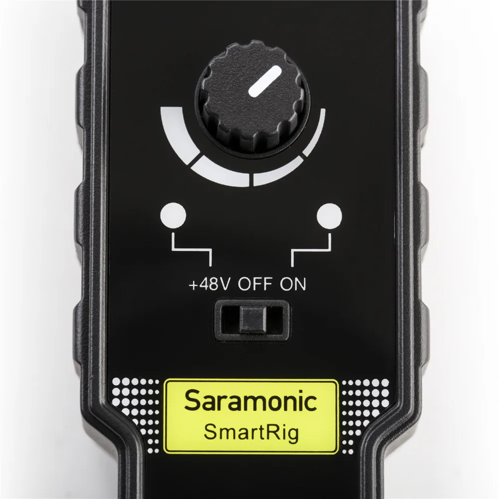 Saramonic Smartrig+ XLR микрофонный предусилитель аудио адаптер микшер предусилитель и гитарный интерфейс для DSLR камеры iPhone 7 7s 6 iPad