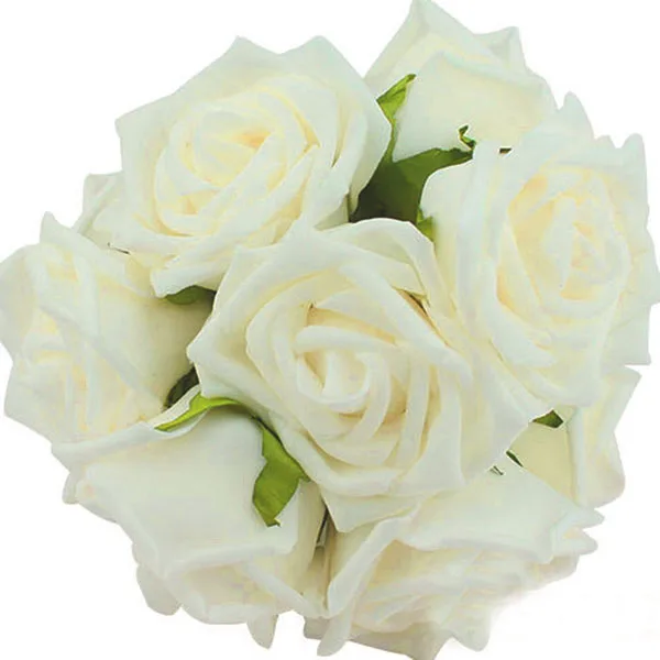 Декоративные цветы для дома 10 шт. 8 см 11 видов цветов из ПЭ пены искусственные розы