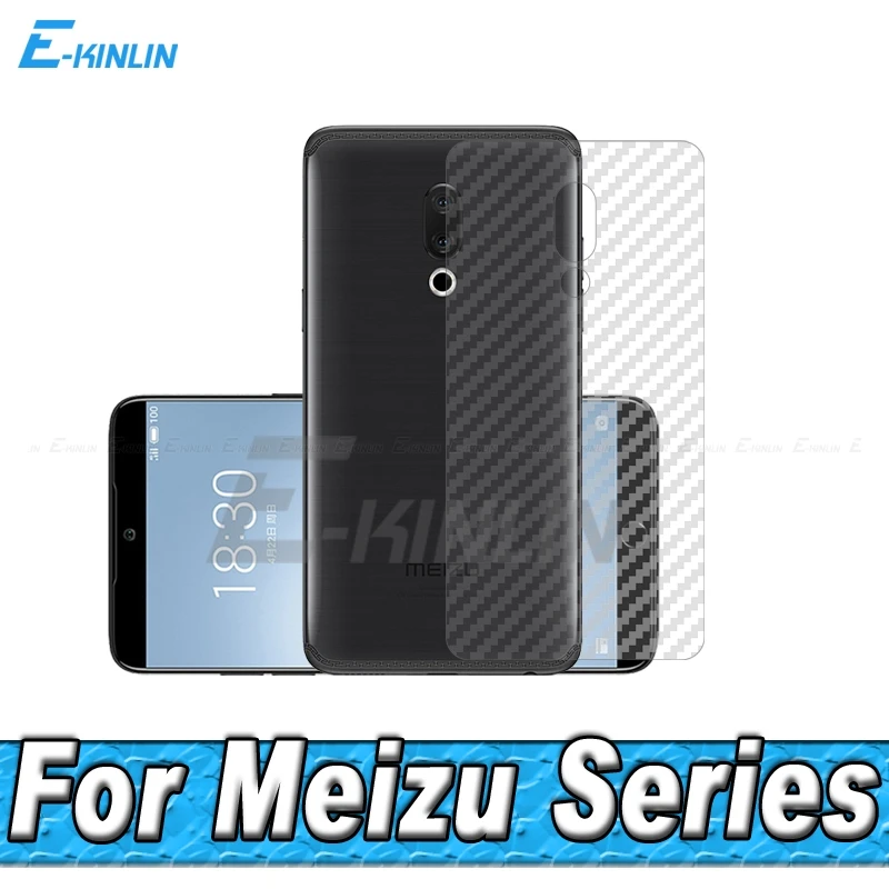 5 шт. защита для экрана из углеродного волокна MeiZu 18 17 16Xs 16 16S 16T 16th Pro 15 Plus Lite задняя
