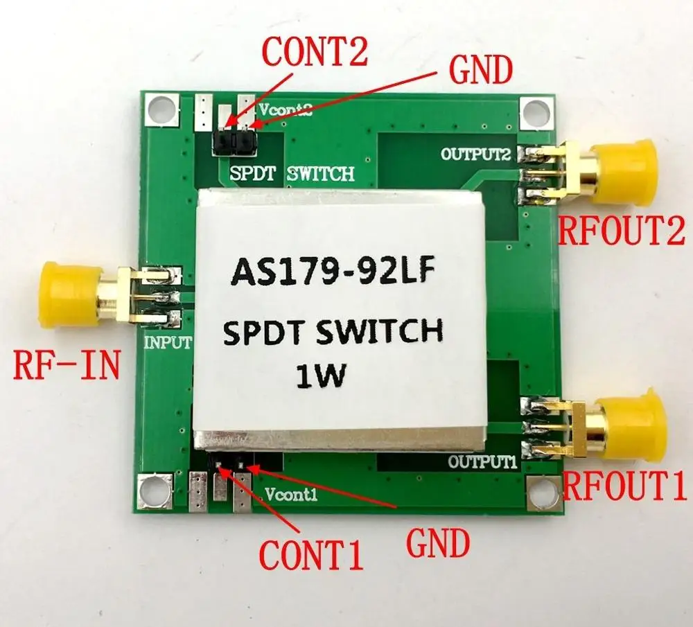 Переключатель RF SPDT частота 1 Вт (300 кГц-3 ГГц) для усилителя радиочастотного