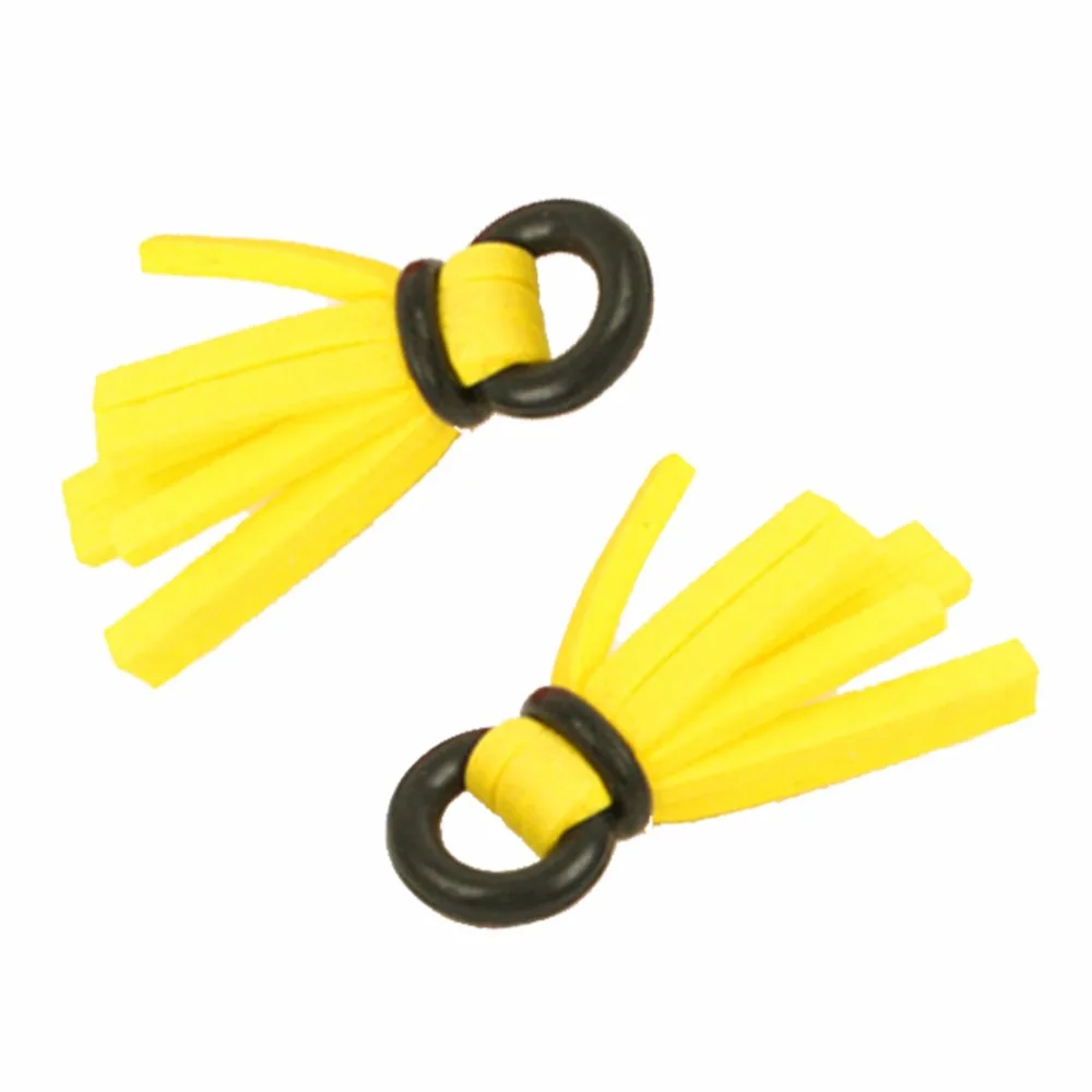 4 шт./лот поролоновые указатели для ловли рыбы желтая/оранжевая коробка