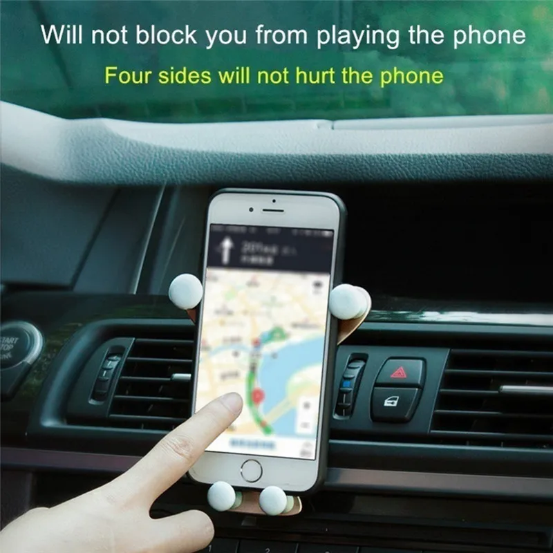 Dropshipping Mobile Phone Holder Magnetic Universal Car Accessories Installation Air Vent Fashion Gravity Bracket for GPS | Автомобили и