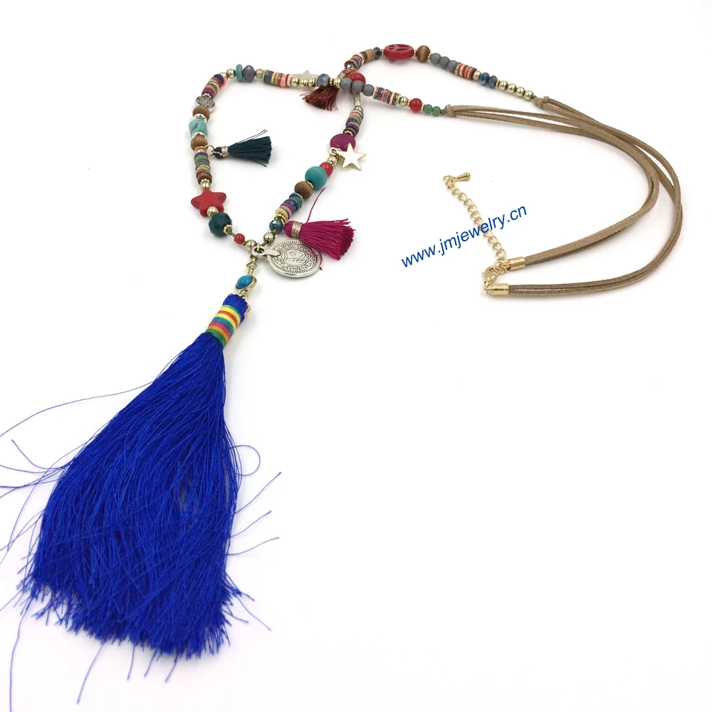 Персонализированные индийские ювелирные изделия ручной работы длинное ожерелье