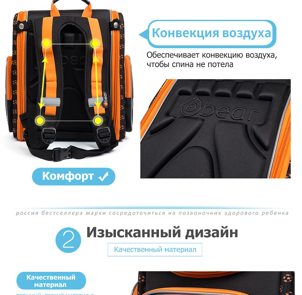 GRIZZLY мультфильм сумки для начальной школы для детей ранец многофункциональный ортопедический рюкзак спинной во время отдыха рюкзак