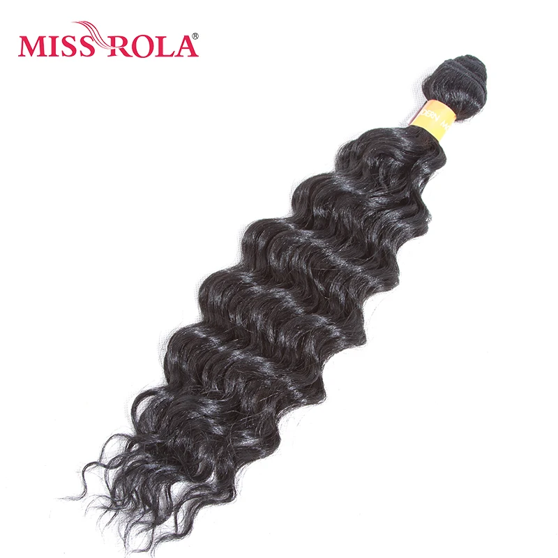Удлинители волос Miss Rola 1B # черные синтетические волнистые волосы с розой 6