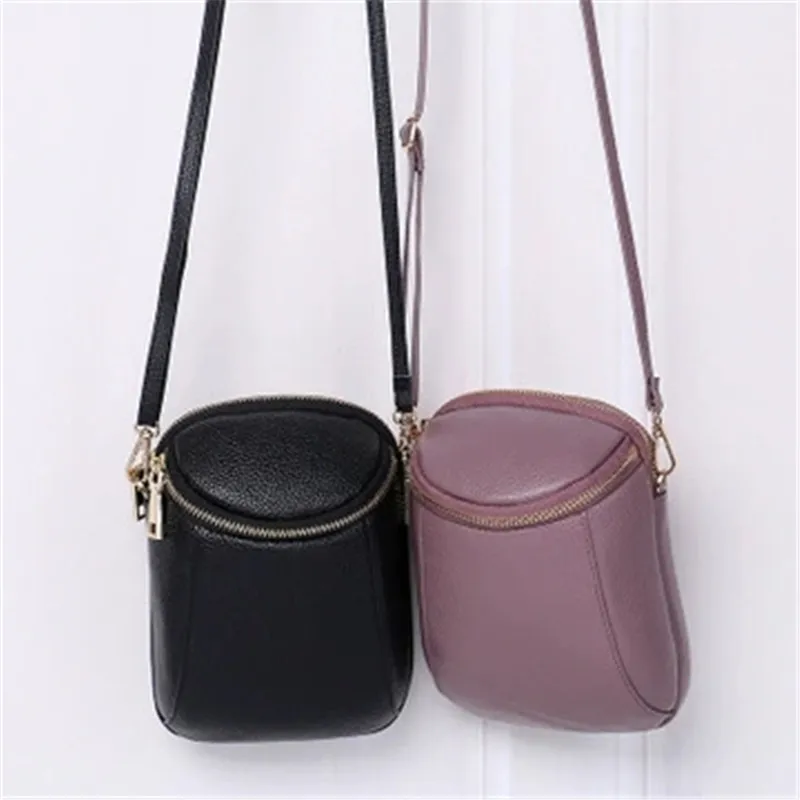 Молочный Мишка из натуральной кожи мини Crossbody сумки для Для женщин MessengerBagsSmall