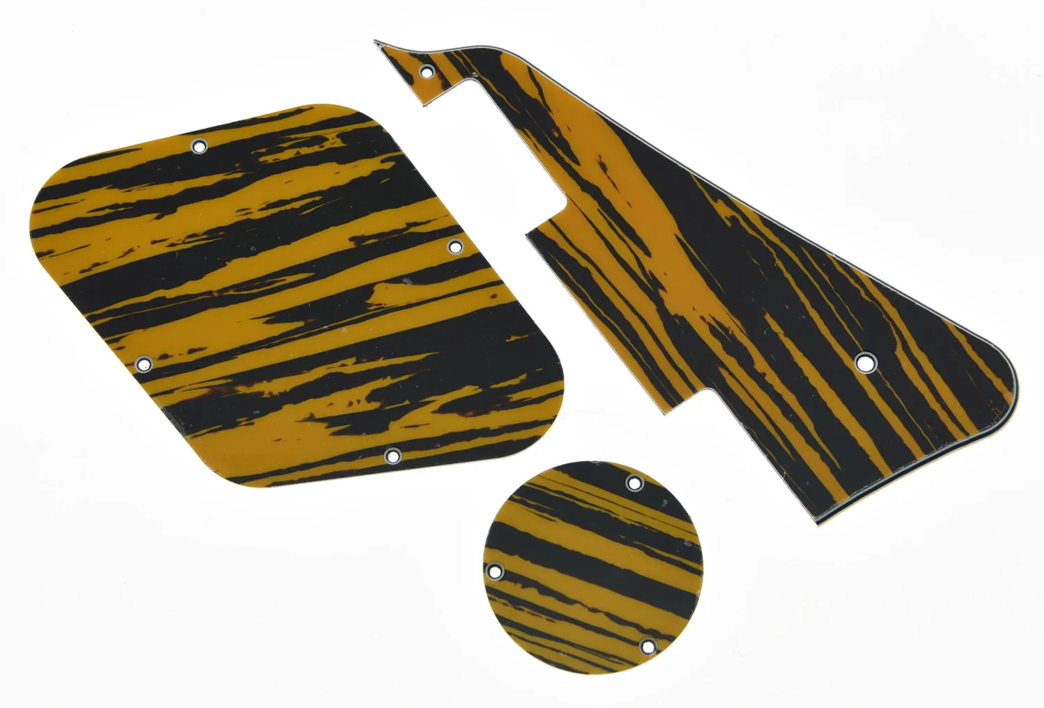

KAISH Tawny Stripe LP Pickguard & Back Plate Switch Cavity Covers for LP