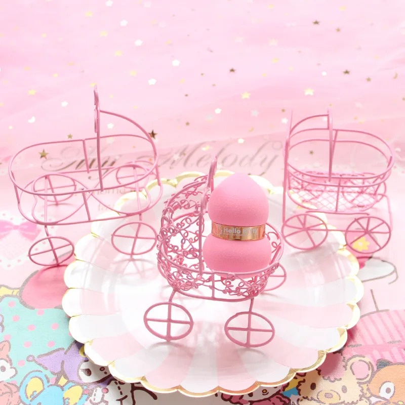 1 шт. прекрасный розовый макияж губка держатели мини косметический Puff творческий