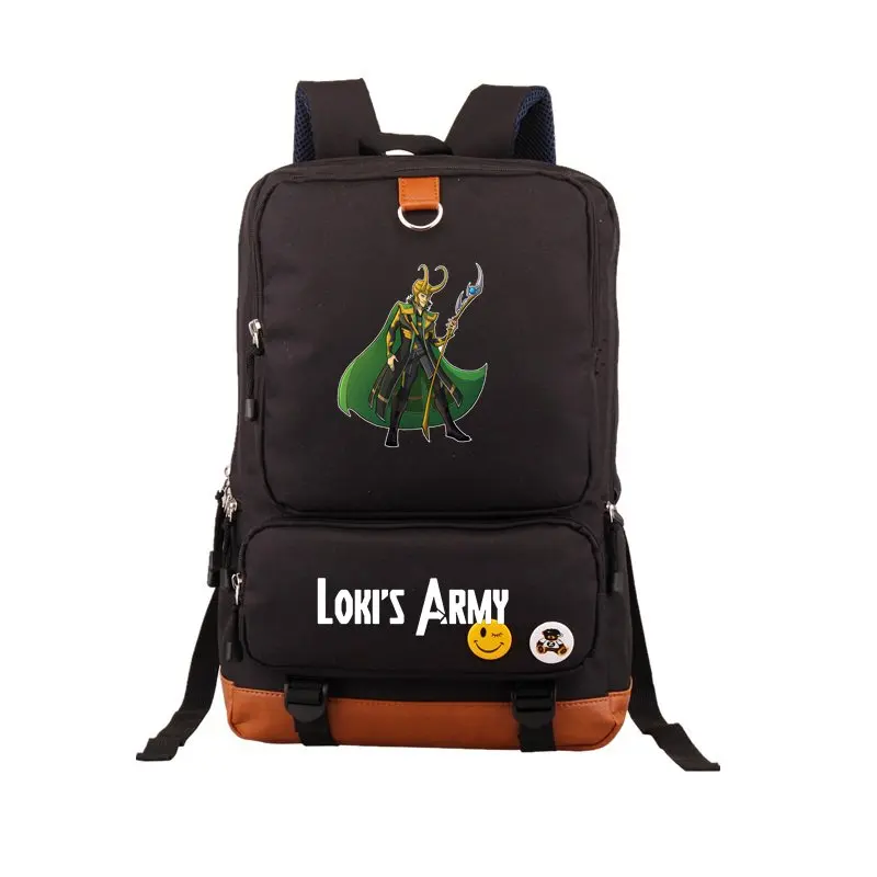 0430011 Новые комиксы Локи армейский рюкзак школьные сумки Bookbag Косплей Дети Подростки плечо ноутбук дорожные сумки подарок - Цвет: 0430011