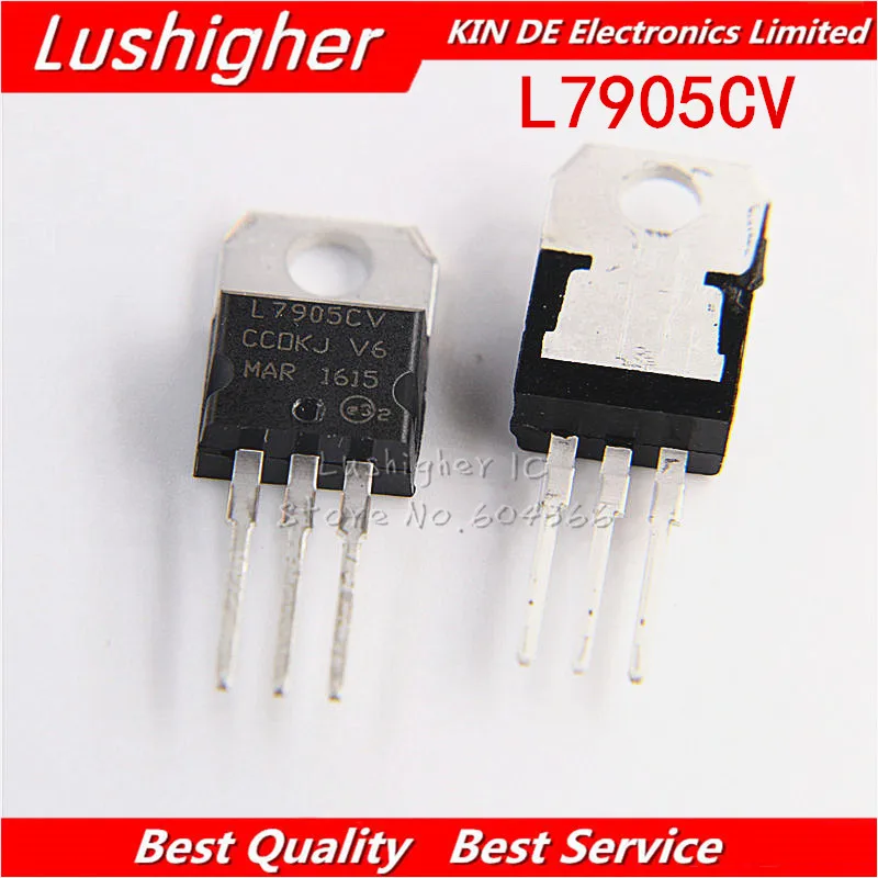 10 шт. L7905CV TO220 L7905-220 7905 LM7905 MC7905