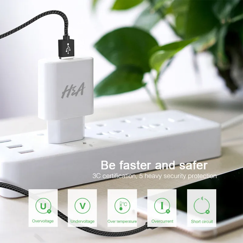 H& A Quick Charge 3,0 USB зарядное устройство для samsung S10 Plus S9 S8 QC3.0 мульти зарядное устройство для iPhone X XSMax 7 8 6 Plus EU зарядное устройство
