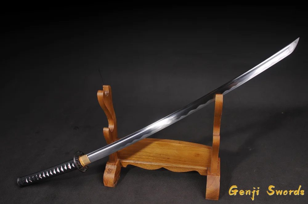 Handmade Full Tang Japanese Katana T10 Steel Real Samurai Sword Sharp Edge Dragonfly Tsuba Iron Fitting