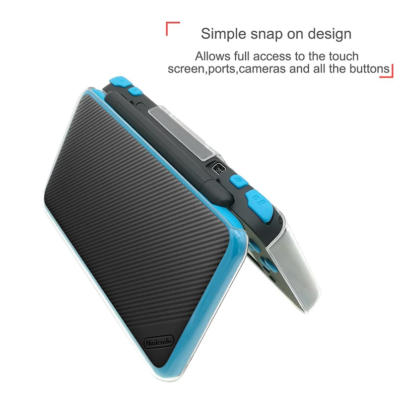 Прозрачный чехол для Nintendo New 2DS LL/XL защитный с защитой от царапин LL/XL|case for|case cover2ds