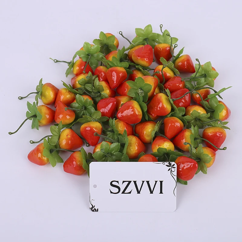 SZVVI мини Пена Моделирование клубника Свадебная вечеринка украшения 20 штук|decorative