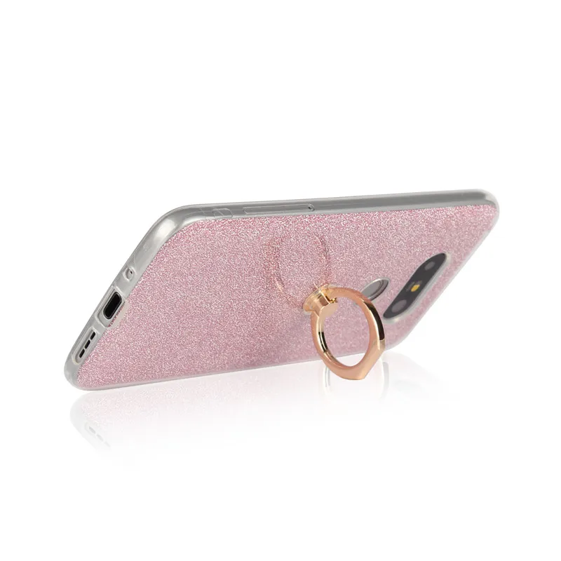Coque for LG G5 Case SE Glitter Metal Ring Soft TPU Silicon Protective Back Cover Capa H850 H840 Phone Funda | Мобильные телефоны и
