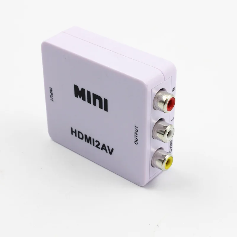 Мини Композитный 1080P HDMI к RCA Аудио Видео AV CVBS адаптер конвертер для HDTV
