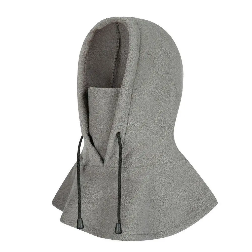 E Light Gray Hirigin новые унисекс Женские Мужские шапки теплый, зимний, флисовый Балаклава шляпа армейская шапка утепленные лыжные маска для лица и шеи капюшон - Цвет: E Light Gray