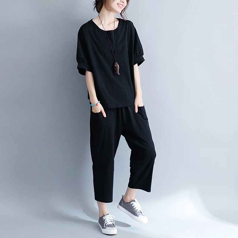 Doornot Oversize комплект из двух предметов летние женские повседневные свободные с