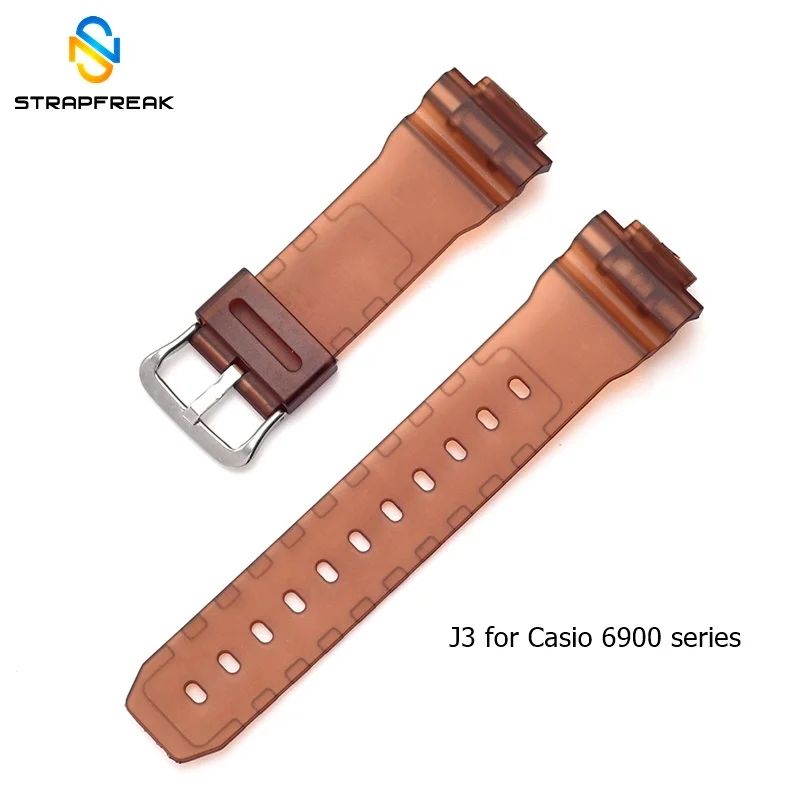 Силиконовый ремешок для часов для объектива с оптическими зумом Casio 9052/5600/6900 серии резинок Для мужчин спортивные дайвинг ремень для объектива с оптическими зумом Casio наручные часы Красочные пояса