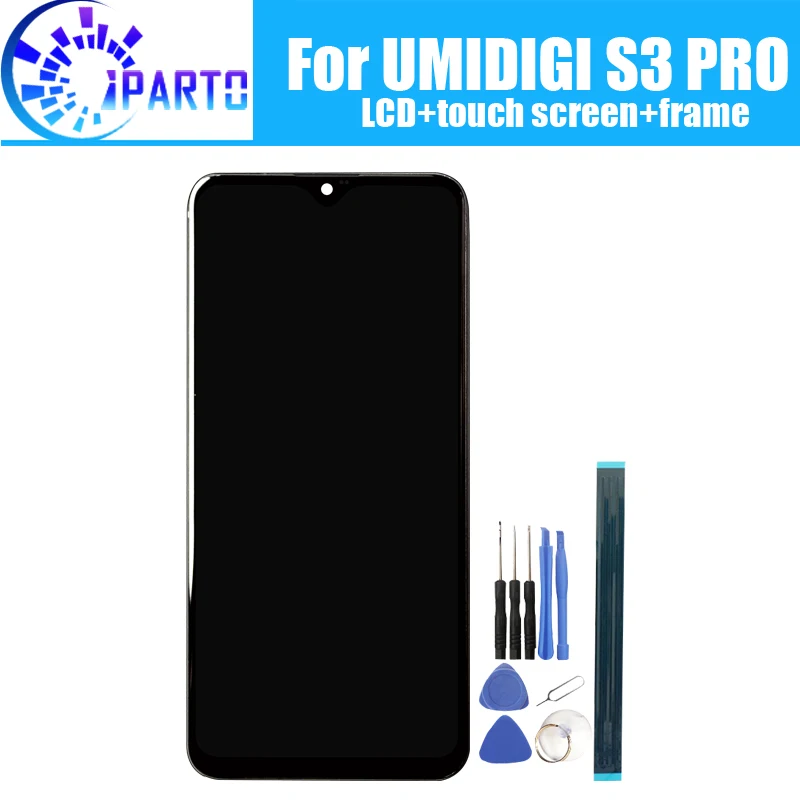 UMIDIGI S3 PRO, ЖК-дисплей+ сенсорный экран, дигитайзер+ рамка в сборе,, ЖК+ сенсорный дигитайзер для S3 PRO