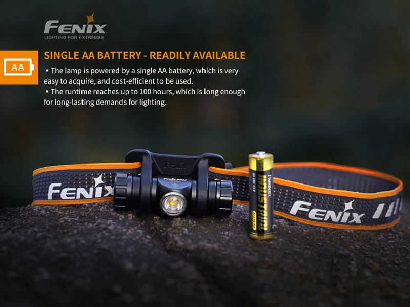 Освещение для экстремальных условий Fenix HM23 Cree нейтральный белый светодиодный компактный и легкий налобный фонарь с бесплатной батареей АА